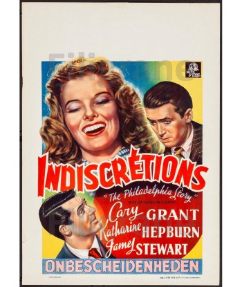 FILM INDISCRéTIONS Rsmo-POSTER/REPRODUCTION d1 AFFICHE VINTAGE suggérées chez