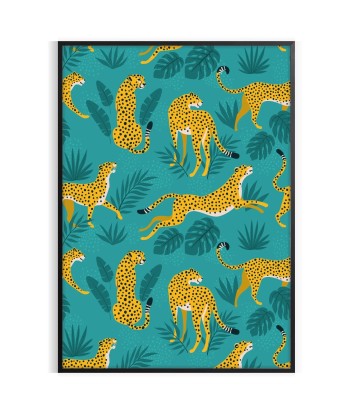 Cheetah Animal Wall Art plus qu'un jeu 