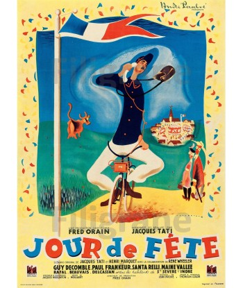 FILM JOUR de FêTE TATI Rszk-POSTER/REPRODUCTION d1 AFFICHE VINTAGE shop