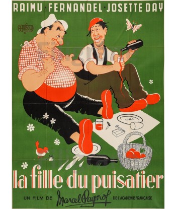 FILM LA FILLE du PUISATIER Rczz-POSTER/REPRODUCTION d1 AFFICHE VINTAGE Livraison rapide