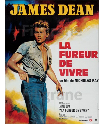 FILM LA FUREUR de VIVRE Rtva-POSTER/REPRODUCTION d1 AFFICHE VINTAGE soldes