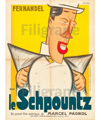 FILM LE SCHPOUNTZ Rvjt-POSTER/REPRODUCTION d1 AFFICHE VINTAGE À commander