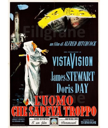 FILM L'UOMO CHE SAPEVA TROPPO Rxsz-REPRODUCTION d1 AFFICHE VINTAGE Amélioration de cerveau avec