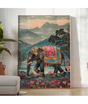 Elephant Wildlife Wall Art livraison gratuite