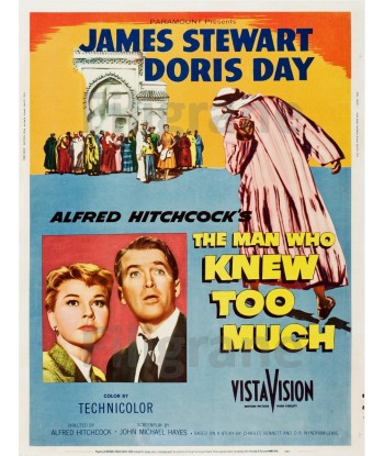 FILM MAN WHO KNEW TOO MUCH Rioe-POSTER/REPRODUCTION d1 AFFICHE VINTAGE Comment ça marche