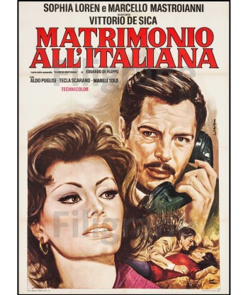 FILM MATRIMONIO ALL ITALIANA Ruja-REPRODUCTION d1 AFFICHE VINTAGE offre 