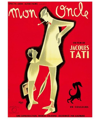 FILM MON ONCLE TATI Rlqd-POSTER/REPRODUCTION d1 AFFICHE VINTAGE suggérées chez