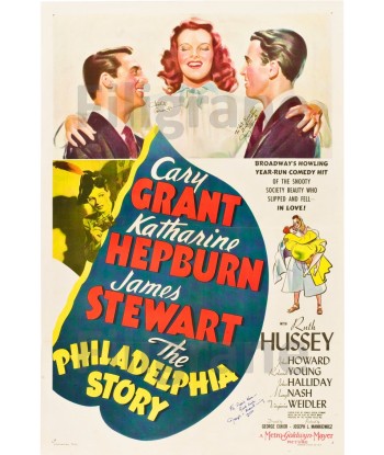 FILM PHILADELPHIA STORY  Runw-POSTER/REPRODUCTION d1 AFFICHE VINTAGE Economisez 