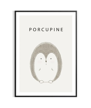 Porcupine Animal Wall Print en ligne