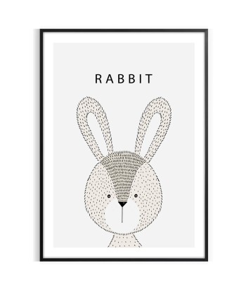 Rabbit Animal Wall Print de France