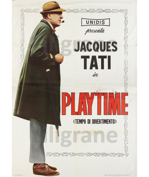 FILM PLAY TIME TATI Rmhw-POSTER/REPRODUCTION d1 AFFICHE VINTAGE vous aussi creer 