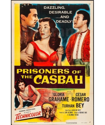 FILM PRISONNERS of the CASBAH Rptt-REPRODUCTION d1 AFFICHE VINTAGE des créatures d'habitude