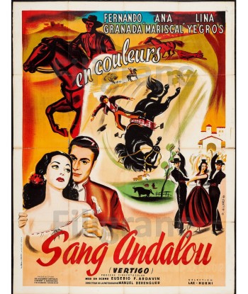 FILM SANG ANDALOU Ryzd-POSTER/REPRODUCTION d1 AFFICHE VINTAGE commande en ligne