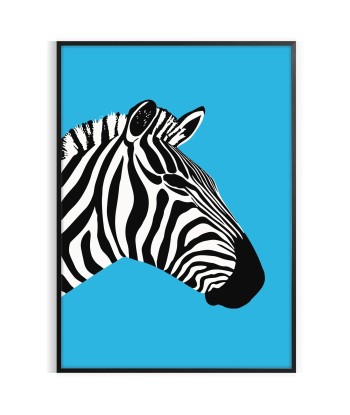 Zebra Animal Wall Print le concept de la Pate a emporter 