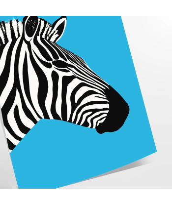 Zebra Animal Wall Print le concept de la Pate a emporter 