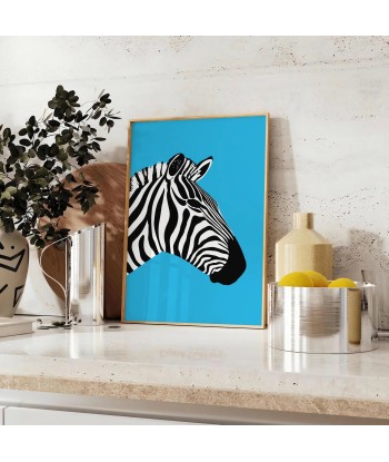 Zebra Animal Wall Print le concept de la Pate a emporter 