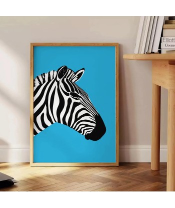 Zebra Animal Wall Print le concept de la Pate a emporter 