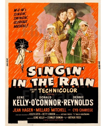 FILM SINGIN IN the RAIN Rpir-POSTER/REPRODUCTION d1 AFFICHE VINTAGE Les magasins à Paris