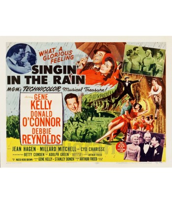 FILM SINGIN IN the RAIN Rriz-POSTER/REPRODUCTION d1 AFFICHE VINTAGE une grave pollution 