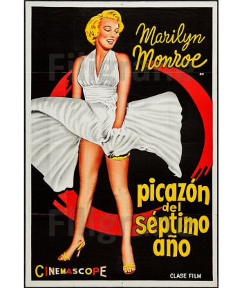 FILM The SEVEN YEAR ITCH Rftj-POSTER/REPRODUCTION d1 AFFICHE VINTAGE Venez découvrir notre 