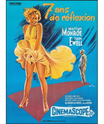 FILM The SEVEN YEAR ITCH Rzqo-POSTER/REPRODUCTION d1 AFFICHE VINTAGE paiement sécurisé