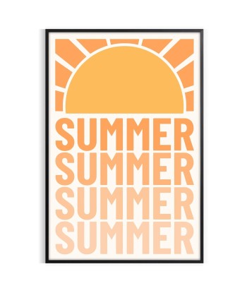 Summer Graphic Art Print Véritable concentré