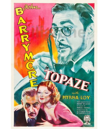 FILM TOPAZE Ruvc-POSTER/REPRODUCTION d1 AFFICHE VINTAGE l'évolution des habitudes 