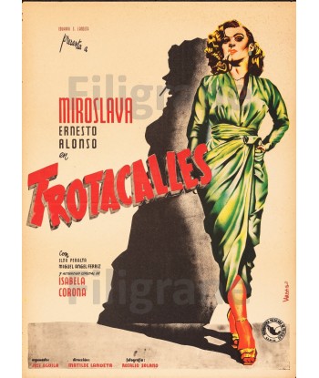 FILM TROTACALLES Rhej-POSTER/REPRODUCTION d1 AFFICHE VINTAGE le concept de la Pate a emporter 