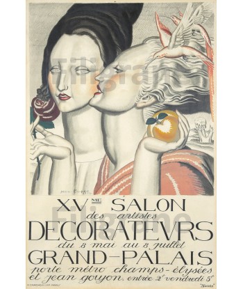 EXPO XV SALON DECORATEURS Rf43-POSTER/REPRODUCTION d1 AFFICHE VINTAGE vente chaude votre 