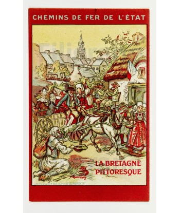 BRETAGNE PITORESQUE Rboz-POSTER/REPRODUCTION  d1 AFFICHE VINTAGE Les êtres humains sont 