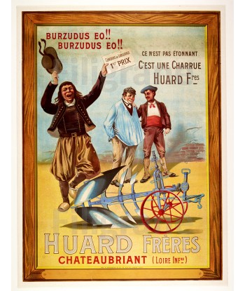 CHARRUES HUARD Rfue-POSTER/REPRODUCTION  d1 AFFICHE VINTAGE online