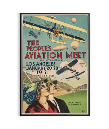 Airplane Travel Poster Wall Print Comment ça marche