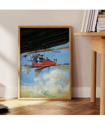 Airplane Travel Poster Wall Art pas chere