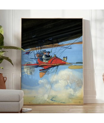 Airplane Travel Poster Wall Art pas chere