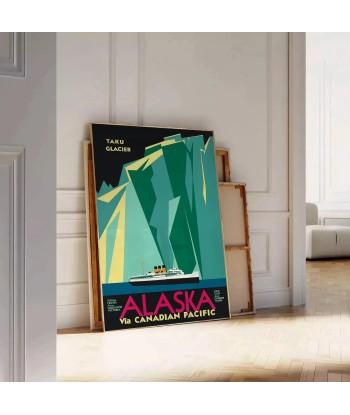 Alaska Travel Poster Art 2 - 3 jours ouvrés.