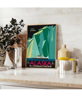 Alaska Travel Poster Art 2 - 3 jours ouvrés.