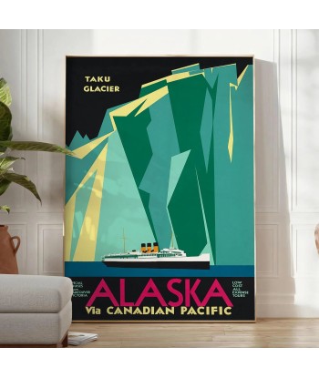 Alaska Travel Poster Art 2 - 3 jours ouvrés.