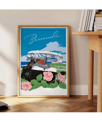 Bermuda Travel Poster Print destockage