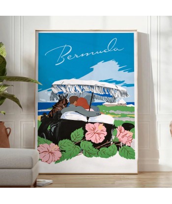 Bermuda Travel Poster Print destockage