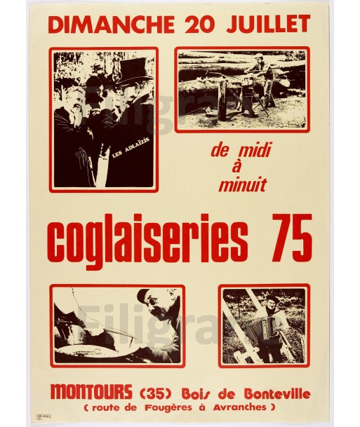 COGLAISERIES 75 MONTOURS Rqag-POSTER/REPRODUCTION  d1 AFFICHE VINTAGE Jusqu'à 80% De Réduction