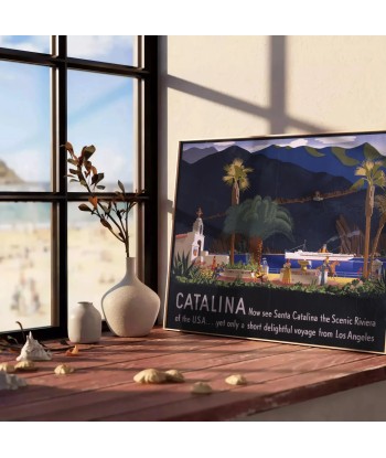 Catalina Travel Poster Art les ctes