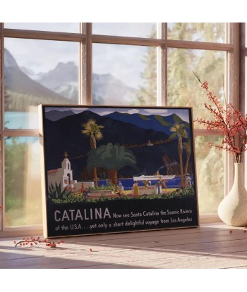 Catalina Travel Poster Art les ctes