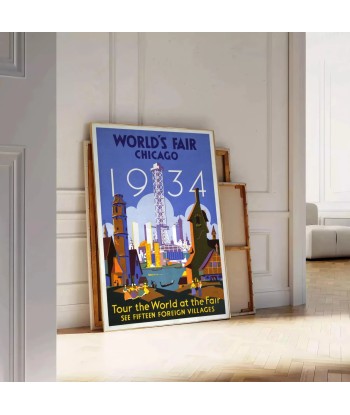 Chicago Travel Poster Art Print sélection de produits