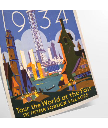 Chicago Travel Poster Poster en ligne