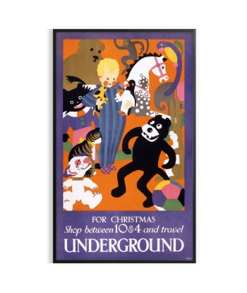 Christmas Travel Poster Wall Art sur le site 