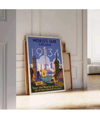 Chicago Travel Poster Poster en ligne