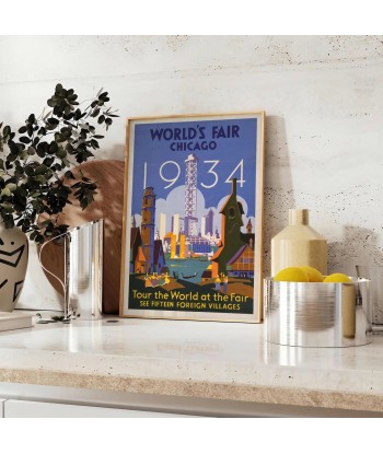 Chicago Travel Poster Poster en ligne