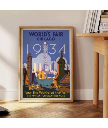 Chicago Travel Poster Poster en ligne