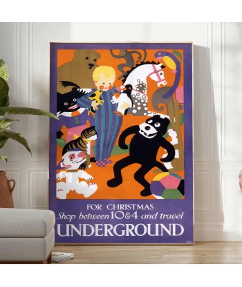 Christmas Travel Poster Wall Art sur le site 