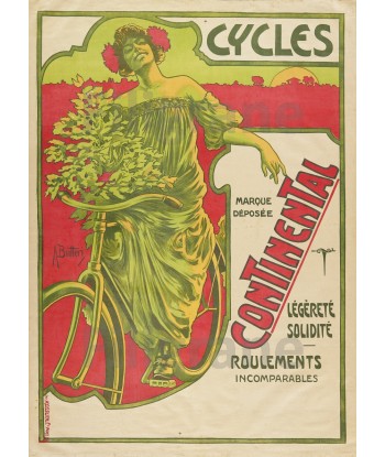 CYCLES CONTINENTAL Rtsy-POSTER/REPRODUCTION  d1 AFFICHE VINTAGE france